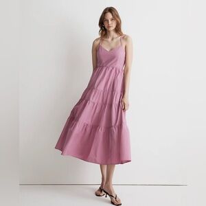 Madewell Sidonie Poplin Maxi Dress